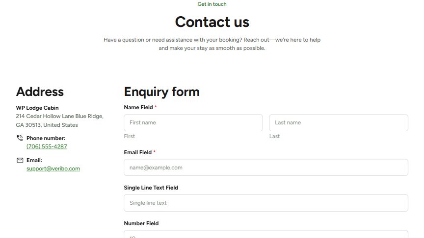 Contact module preview