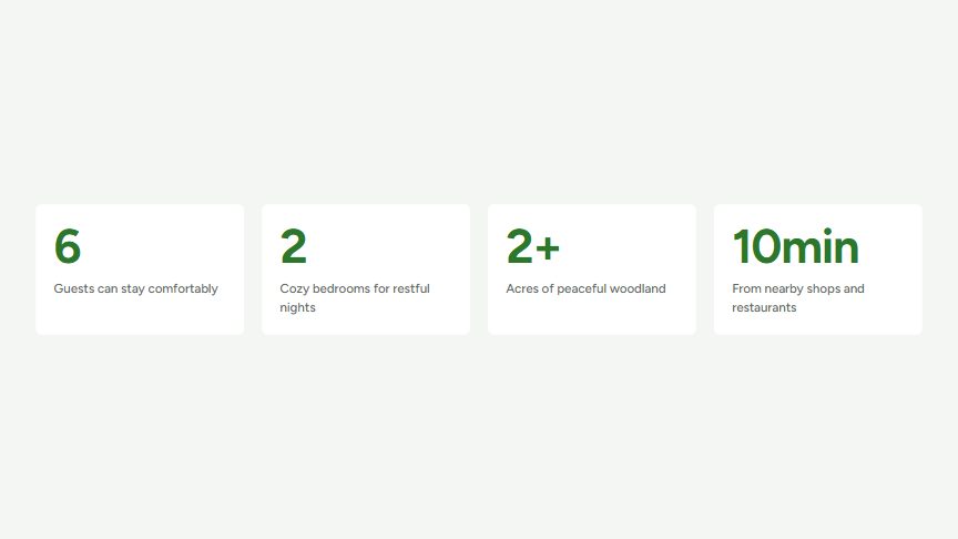 Stats Cards module preview