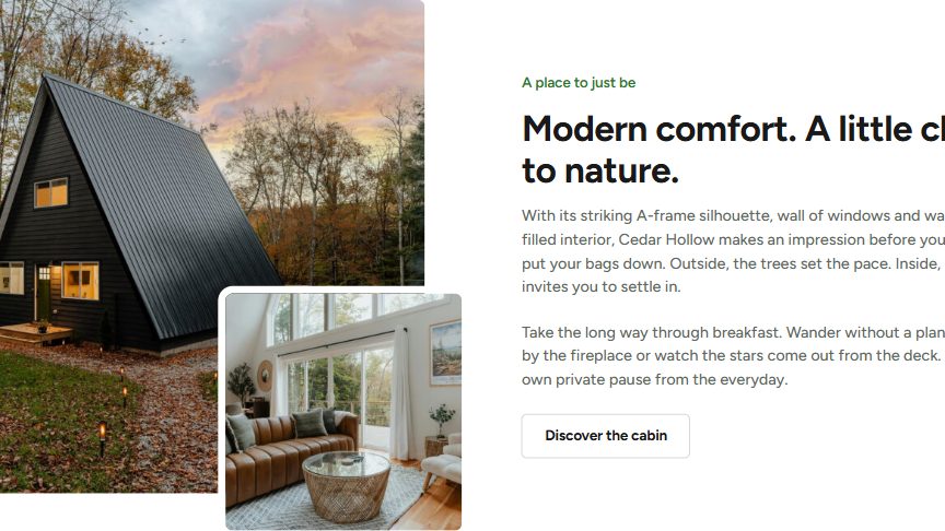 Text & Media module preview
