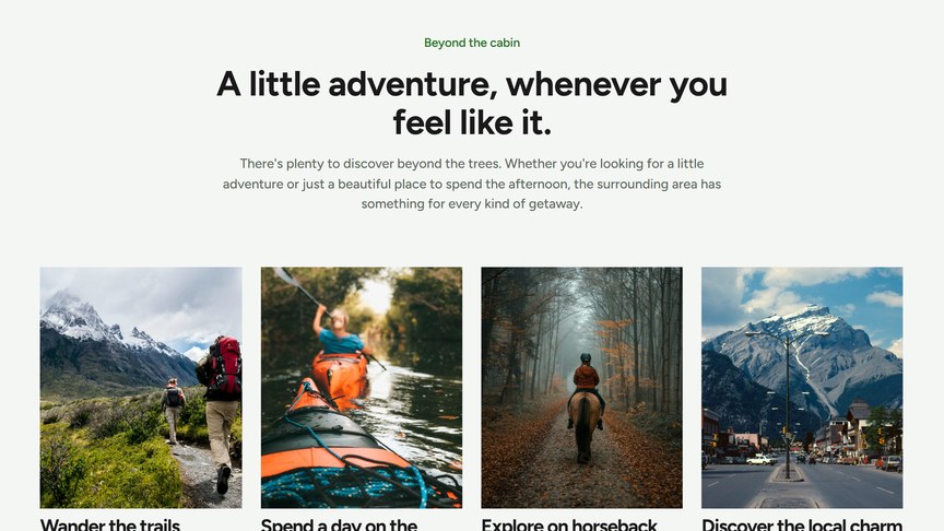 Image Card Carousel module preview