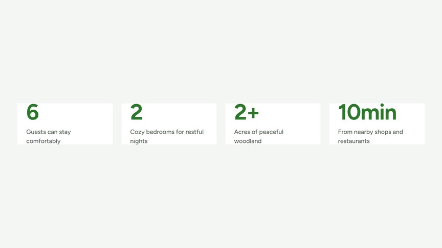 Stats Cards module preview